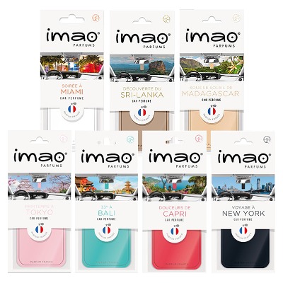 [행사상품+무료배송] 이마오 프랑스 차량용 방향제 카드형 걸이형